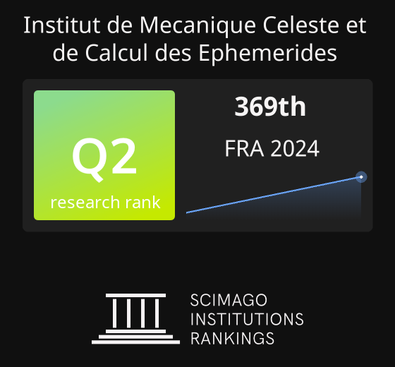 Institut de Mecanique Celeste et de Calcul des Ephemerides Ranking