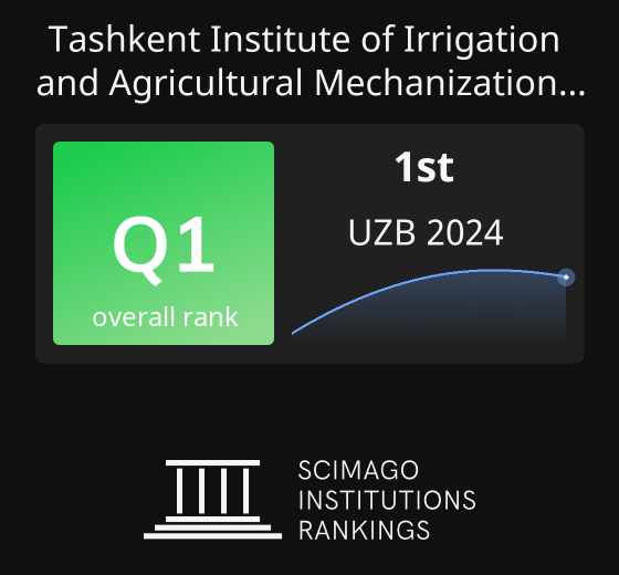 Tashkent Institute of Irrigation and Agricultural Mechanization Engineers  Ranking